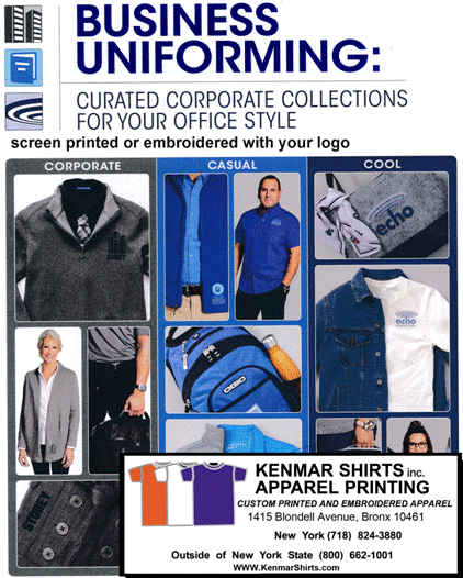 business uniforming cover page